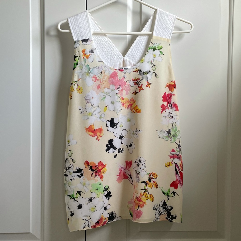 NWOT Silk Club Monaco Blouse